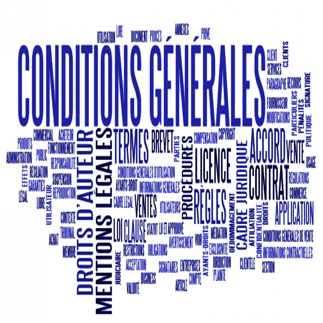 Conditions générale site internet 