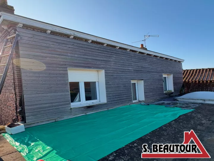  lesquin protection des sols et début de ponçage