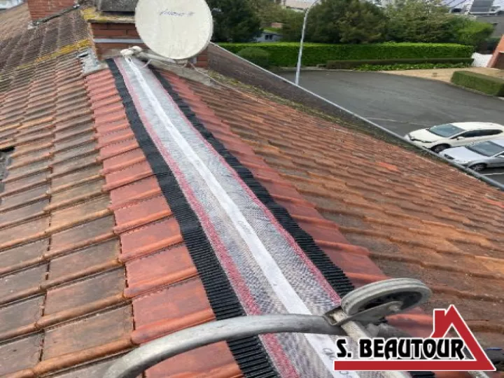 couverture lambersart Bande d'étanchéité bitumée : pour eviter humidité