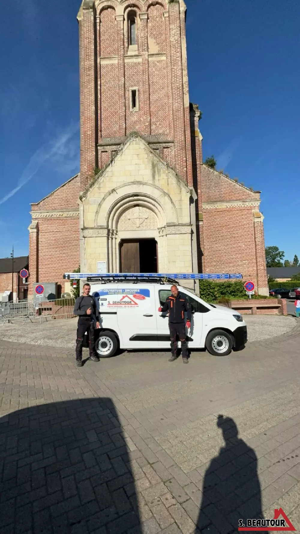 Réfection du Faîtage en Zinc de l'Église