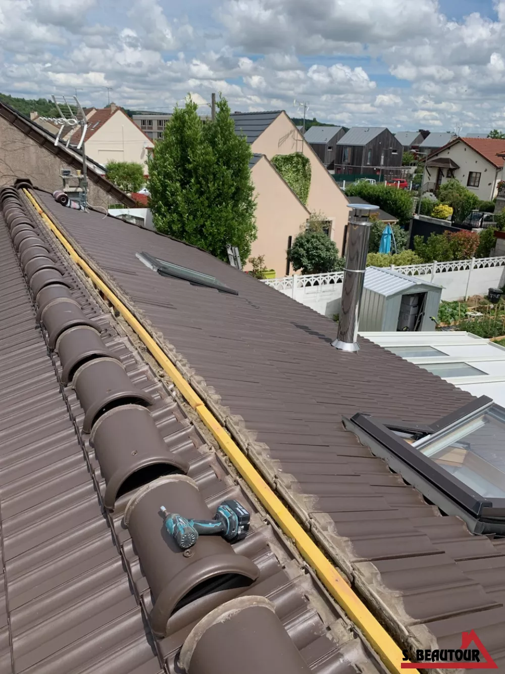 remplacement bois d'arêtier /lille