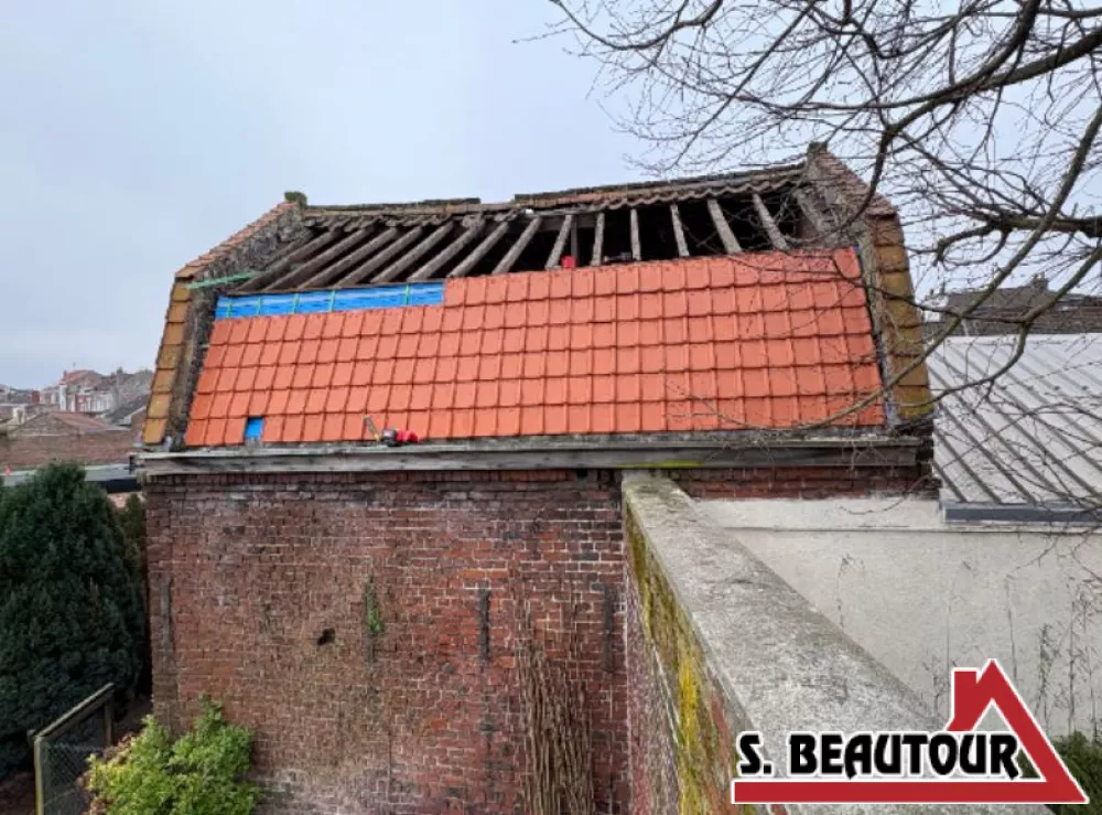 Rénovation complète de toiture en tuiles